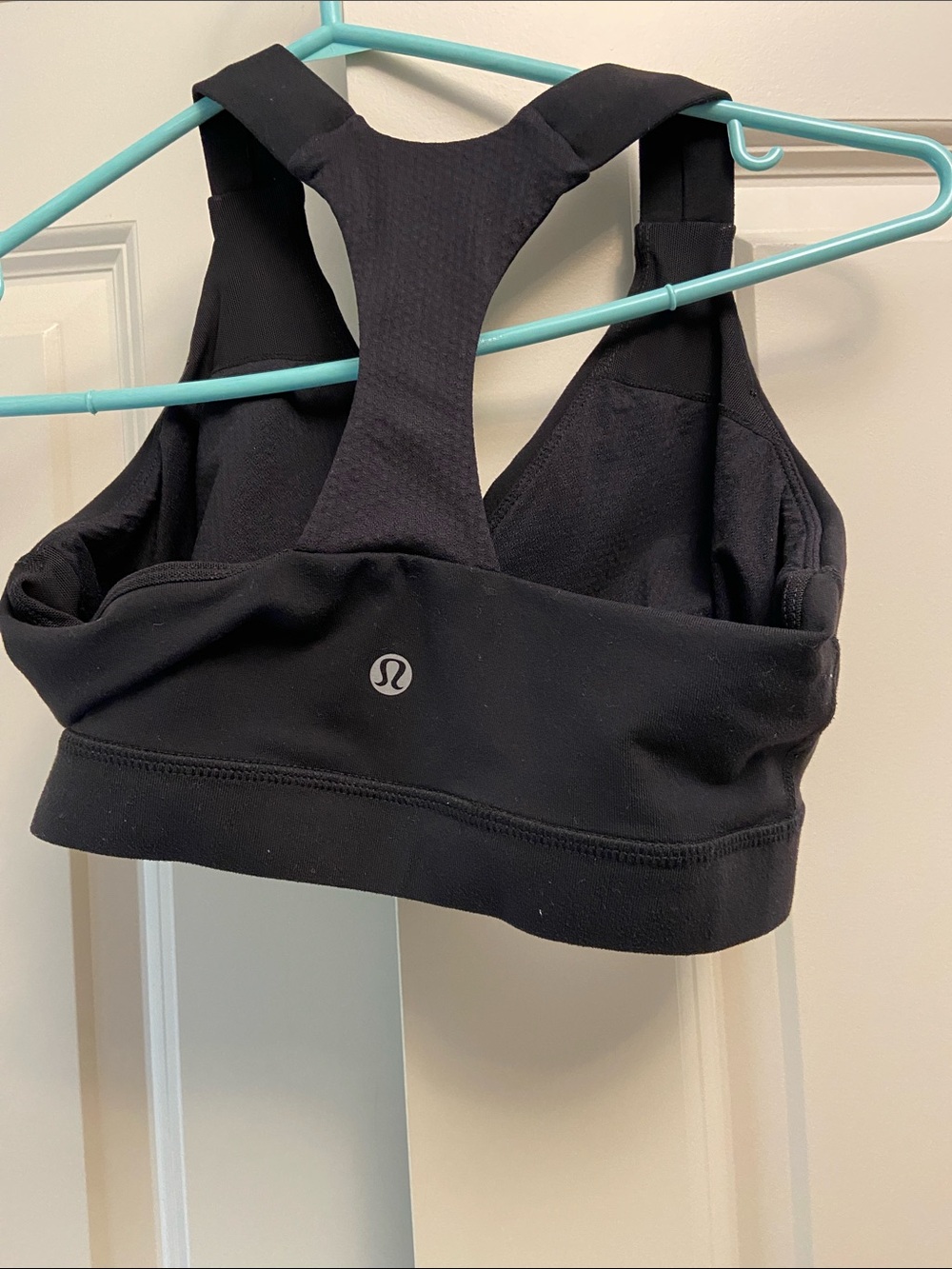 lululemon athletica Deep Breath Black Racerback Sports Bra